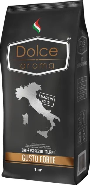 Кофе в зернах Dolce Aroma Gusto Forte 1 кг (8019650002939)